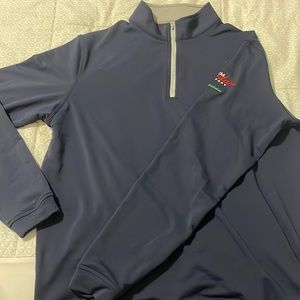 Peter Millar 1/4 zip. Med. Luxury and premium feel!  Stylish for golf or casual!